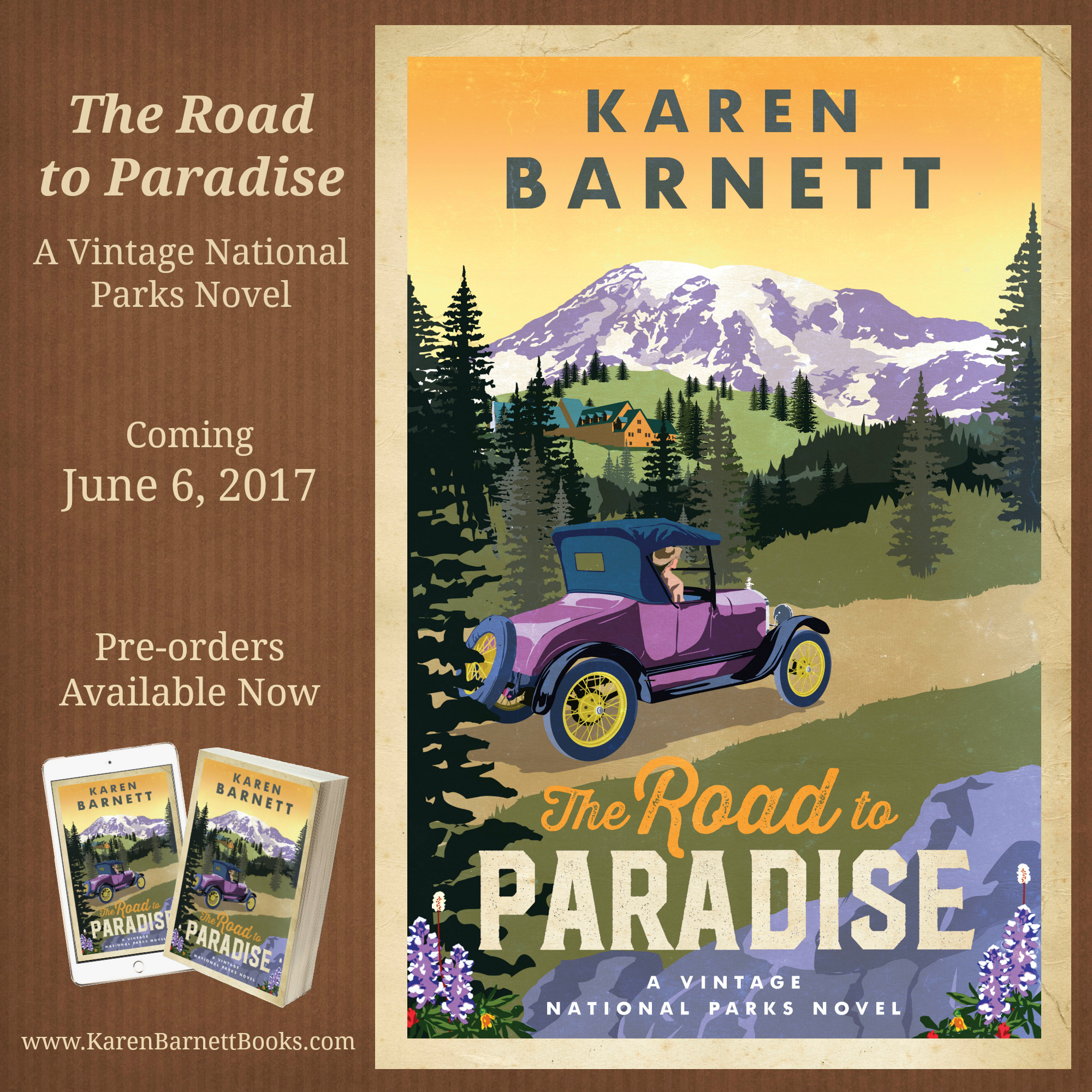 Cover Reveal and first #GIVEAWAY for The Road to Paradise - Karen Barnett
